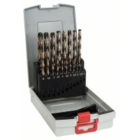 Набор сверл по металлу из 19 предм. ProBox HSS-Co, DIN 338 (легирование кобальтом) 1-10 мм Bosch 2608587014 Набор сверл по металлу из 19 предм. ProBox HSS-Co, DIN 338 (легирование кобальтом) 1-10 мм Bosch 2608587014