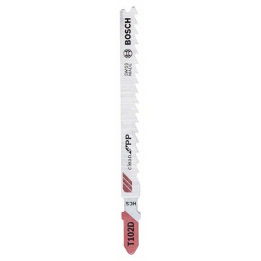 Пильное полотно T 102 D Clean for PP Bosch 2608667444