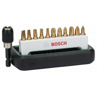 Набор из 12 насадок-бит Titanium, смешанный Bosch 2608255991