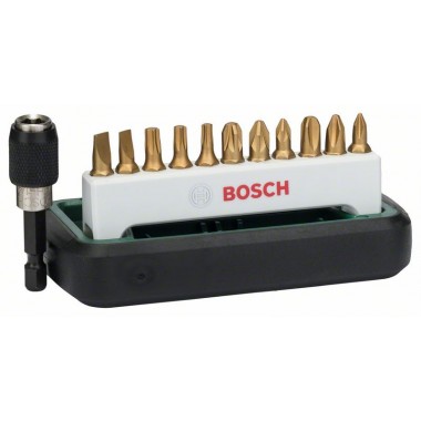Набор из 12 насадок-бит Titanium, смешанный Bosch 2608255991