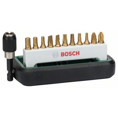 Набор из 12 насадок-бит Titanium, смешанный Bosch 2608255992