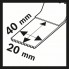 Погружное пильное полотно Carbide AIZ 20 AT Metal 40x20 мм Bosch 2608662034