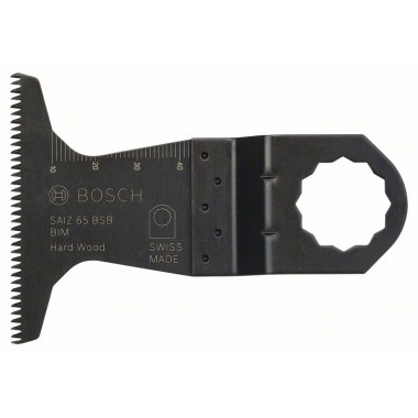 Погружное пильное полотно BIM SAIZ 65 BSB Hard Wood 40x65 мм Bosch 2608662037