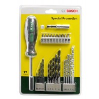 Набор из 27 сверл и насадок-бит Bosch 2607017201