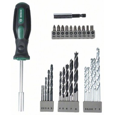 Набор из 27 сверл и насадок-бит Bosch 2607017201