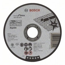 Отрезной круг прямой Best for Inox, Rapido A 60 W INOX BF 125x1,0 мм Bosch 2608603492