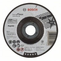 Отрезной круг выпуклый Best for Inox, Rapido A 60 W INOX BF 125x1,0 мм Bosch 2608603493