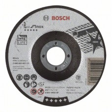 Отрезной круг выпуклый Best for Inox A 46 V INOX BF 125x1,5 мм Bosch 2608603497