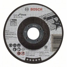 Отрезной круг выпуклый Best for Inox A 30 V INOX BF 115x2,5 мм Bosch 2608603503