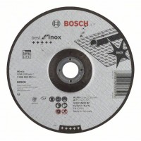 Отрезной круг выпуклый Best for Inox A 30 V INOX BF 180x2,5 мм Bosch 2608603507