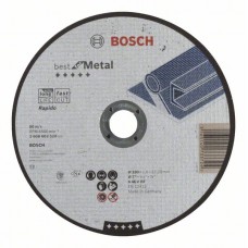Отрезной круг прямой Best for Metal, Rapido A 46 V BF 180x1,6 мм Bosch 2608603520