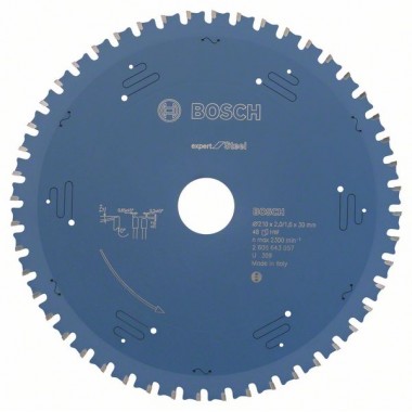 Пильный диск Expert for Steel 210x30x2,0 мм, 48 Bosch 2608643057