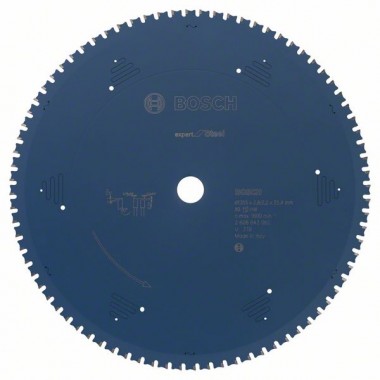 Пильный диск Expert for Steel 355x25,4x2,6 мм, 80 Bosch 2608643062