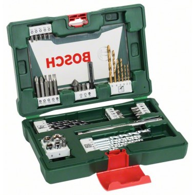 Набор TiN-сверл и насадок-бит V-Line с магнитным захватом из 48 шт. Bosch 2607017314