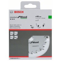 Пильный диск Optiline Wood 85x15x1,1 мм, 20 Bosch 2608643071