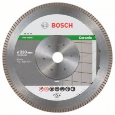 Алмазный диск Best for Ceramic Extra-Clean Turbo 230x22,23x1,8x7 мм Bosch 2608603597
