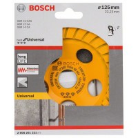 Алмазный чашечный шлифкруг Best for Universal Turbo 125x22,23x5 мм Bosch 2608201231