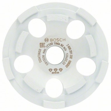 Алмазный чашечный шлифкруг Best for Protective Coating 125x22,23x4,5 мм Bosch 2608201232
