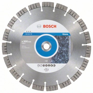 Алмазный диск Best for Stone 300x20,00x2,8x15 мм Bosch 2608603747