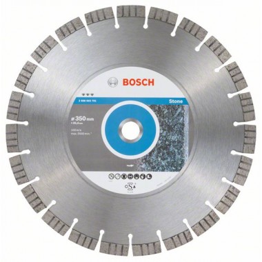 Алмазный диск Best for Stone 350x25,40x3,2x15 мм Bosch 2608603791