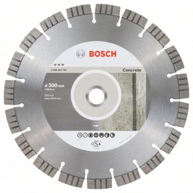 Алмазный диск Best for Concrete 300x25,40x2,8x15 мм Bosch 2608603799
