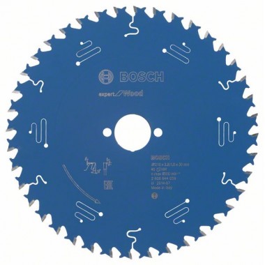 Пильный диск Expert for Wood 210x30x2,8 мм, 40 Bosch 2608644059