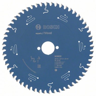 Пильный диск Expert for Wood 210x30x2,8 мм, 56 Bosch 2608644061
