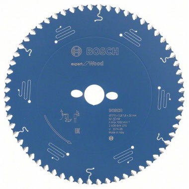 Пильный диск Expert for Wood 270x30x2,8 мм, 60 Bosch 2608644070