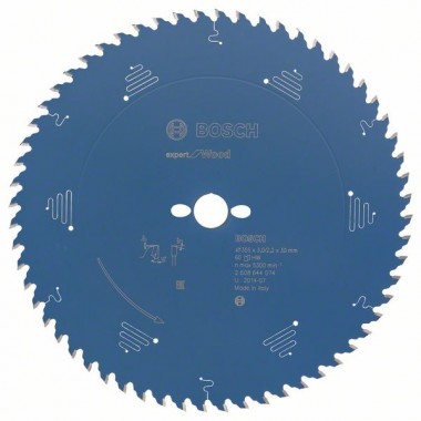 Пильный диск Expert for Wood 355x30x3,0 мм, 60 Bosch 2608644074