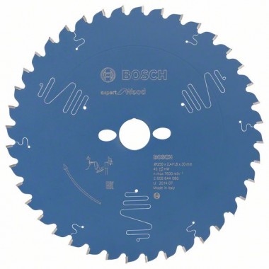 Пильный диск Expert for Wood 250x30x2,4 мм, 40 Bosch 2608644080