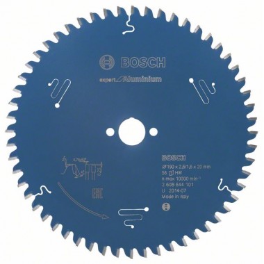 Пильный диск Expert for Aluminium 190x20x2,6 мм, 56 Bosch 2608644101