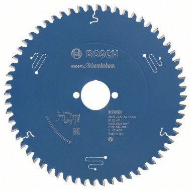 Пильный диск Expert for Aluminium 200x32x2,8 мм, 60 Bosch 2608644104