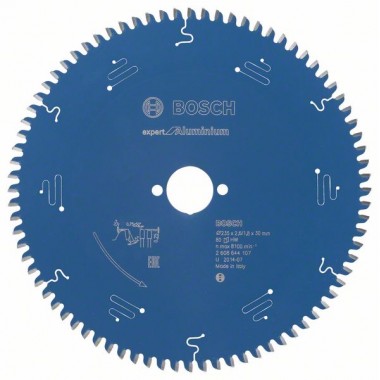 Пильный диск Expert for Aluminium 235x30x2,6 мм, 80 Bosch 2608644107