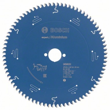 Пильный диск Expert for Aluminium 240x30x2,8 мм, 80 Bosch 2608644108