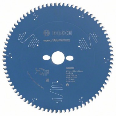 Пильный диск Expert for Aluminium 254x30x2,8 мм, 80 Bosch 2608644112
