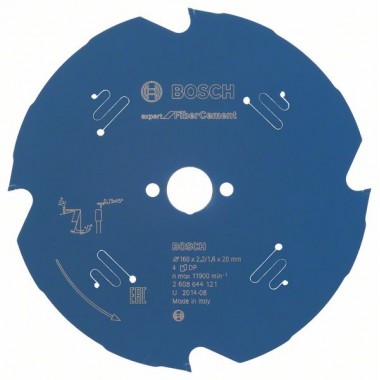 Пильный диск Expert for Fiber Cement 160x20x2,2 мм, 4 Bosch 2608644121