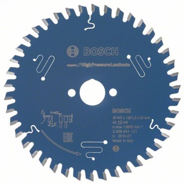 Пильный диск Expert for High Pressure Laminate 140x20x1,8 мм, 42 Bosch 2608644131