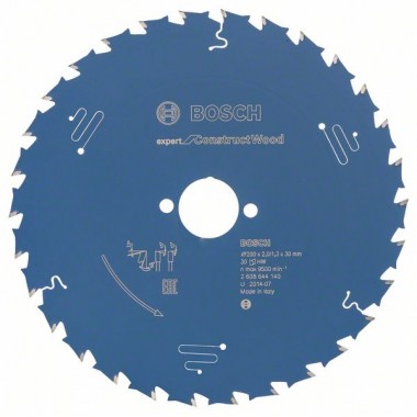 Пильный диск Expert for Construct Wood 200x30x2,0 мм, 30 Bosch 2608644140
