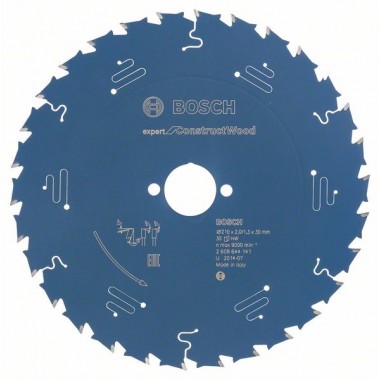 Пильный диск Expert for Construct Wood 210x30x2,0 мм, 30 Bosch 2608644141
