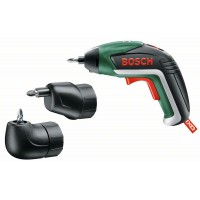 Аккумуляторная отвертка Bosch IXO Full c угловой и эксцентриковой насадкой (06039A8022)