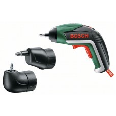 Аккумуляторная отвертка Bosch IXO Full c угловой и эксцентриковой насадкой (06039A8022)