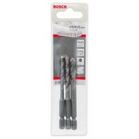 Набор из 3 сверл для керамических плиток HEX-9 Ceramic 5; 6; 8 мм Bosch 2608589527