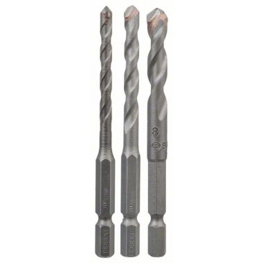 Набор из 3 сверл для керамических плиток HEX-9 Ceramic 5; 6; 8 мм Bosch 2608589527