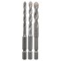 Набор из 3 сверл для керамических плиток HEX-9 Ceramic 5; 6; 8 мм Bosch 2608589527