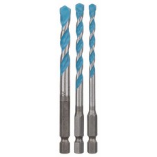 Набор из 3 универсальных сверл HEX-9 Multi Construction 5; 6; 8 мм Bosch 2608589529