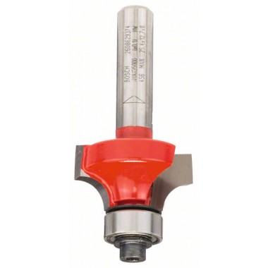 Карнизная фреза 8 мм, D 25,4 мм, R1 6,35 мм, L 12,7 мм, G 55 мм Bosch 2608629374
