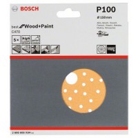 Шлифлист C470, в упаковке 5шт. 150 мм, 100 Bosch 2608608X84