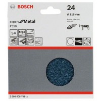 Шлифлист F550, в упаковке 5шт. 115 мм, 24 Bosch 2608608Y01