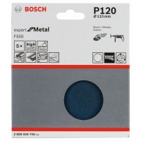 Шлифлист F550, в упаковке 5шт. 115 мм, 120 Bosch 2608608Y08