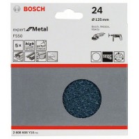 Шлифлист F550, в упаковке 5шт. 125 мм, 24 Bosch 2608608Y10